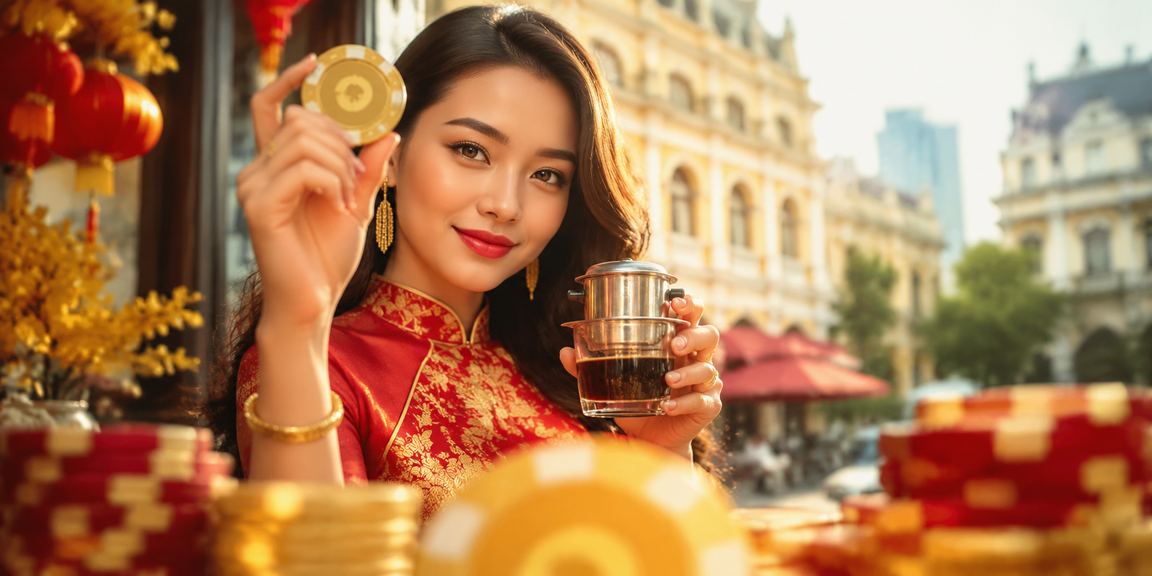 Người dùng Việt Nam thư giãn với điện thoại tại quán cà phê Hồ Chí Minh
